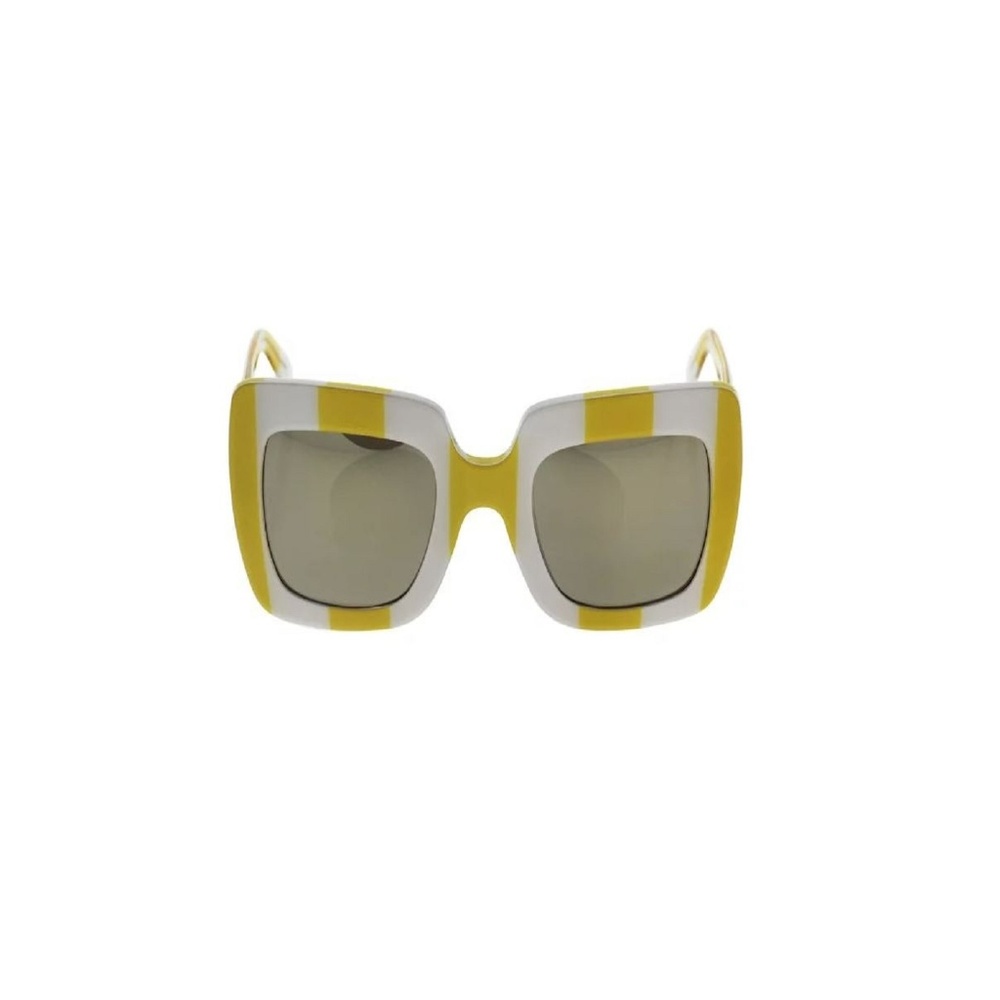 Dolce & Gabbana Yellow Women's Square Sunglasses